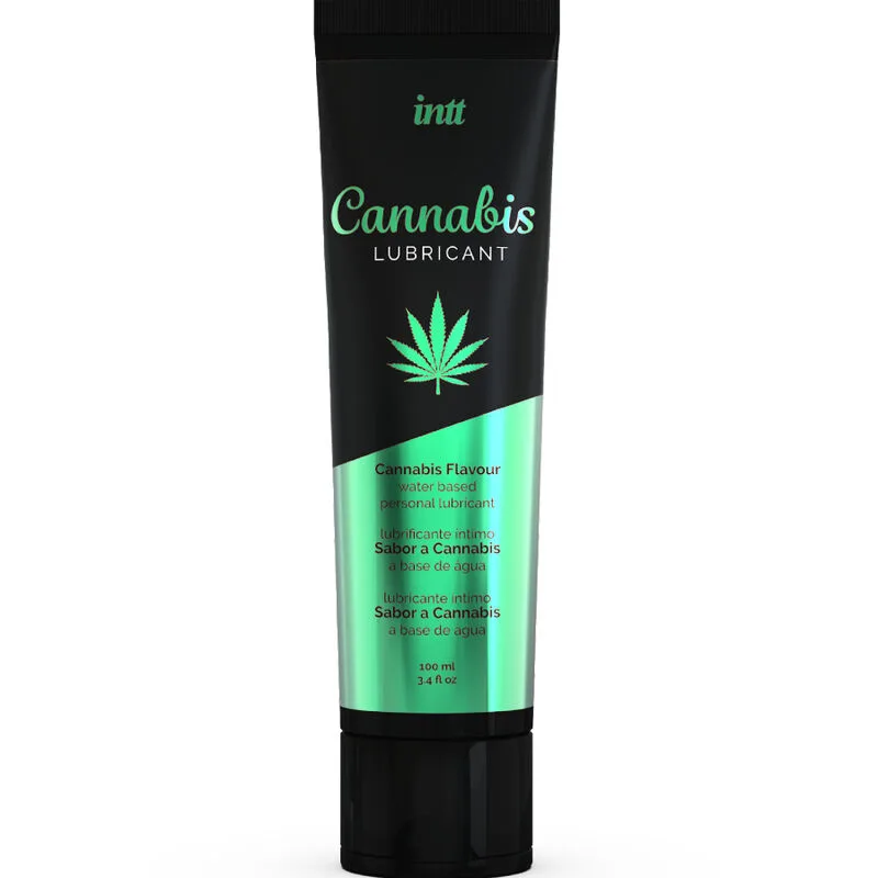 Lubrifiant intime a base d'eau saveur cannabis
