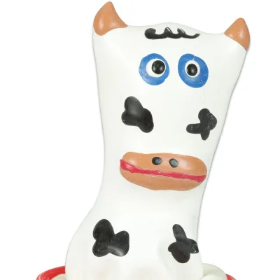 Handbeschilderde nieuwigheid condooms koe model 1
