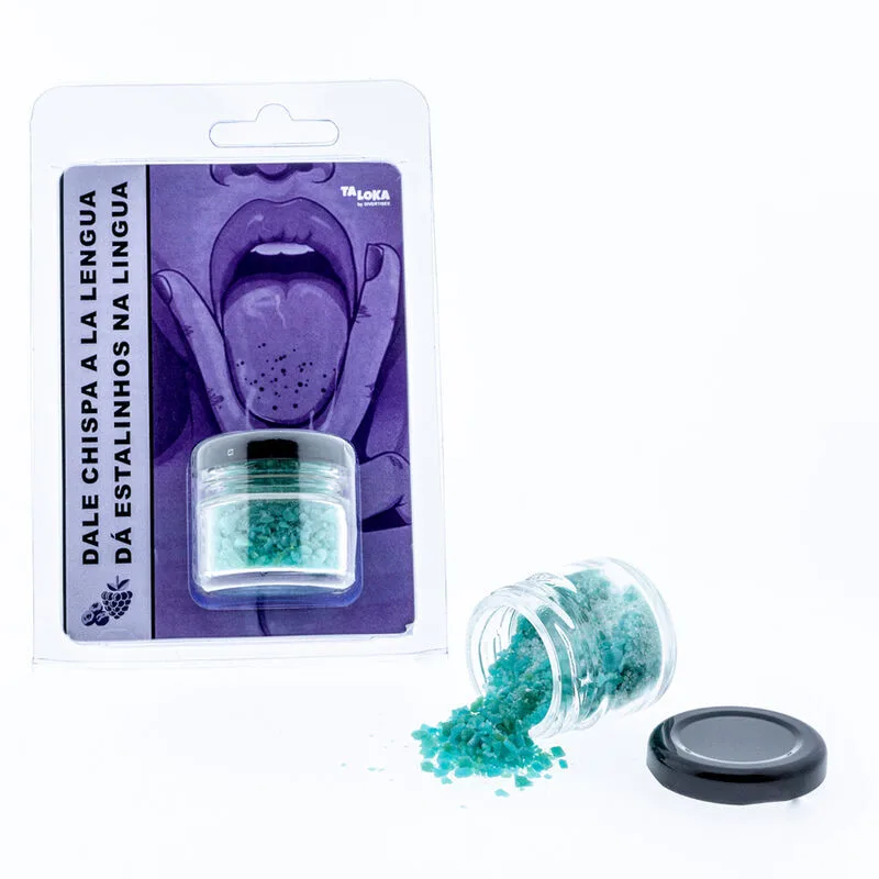 Sparkling for the tongue! blue raspberry magical kisses