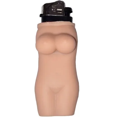 Mechero cuerpo mujer natural