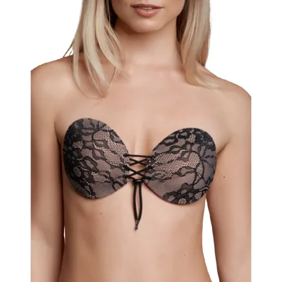 Bye-bra - soutien-gorge adhésif emplacement & broderie bonnet b