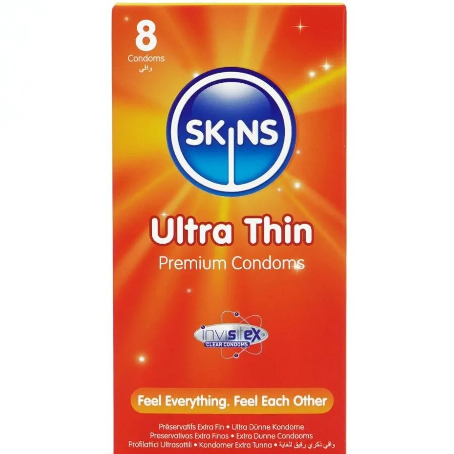 Pack de 8 préservatifs ultra fins premium