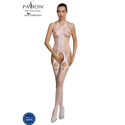 Passion - eco collection bodystocking eco BS013 white
