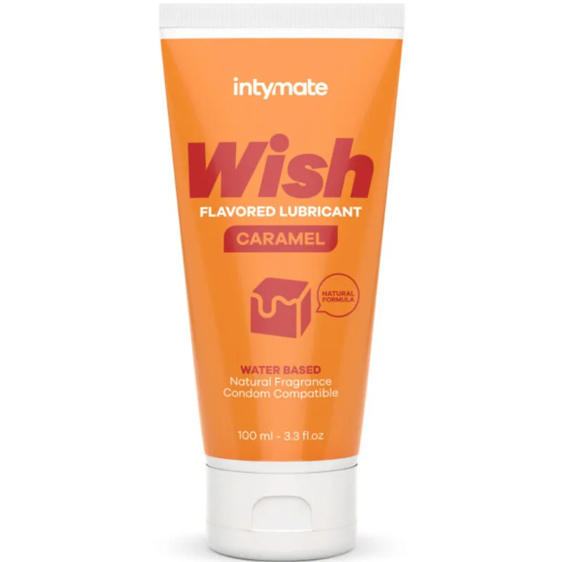 Lubrifiant goût caramel wish 100 ml