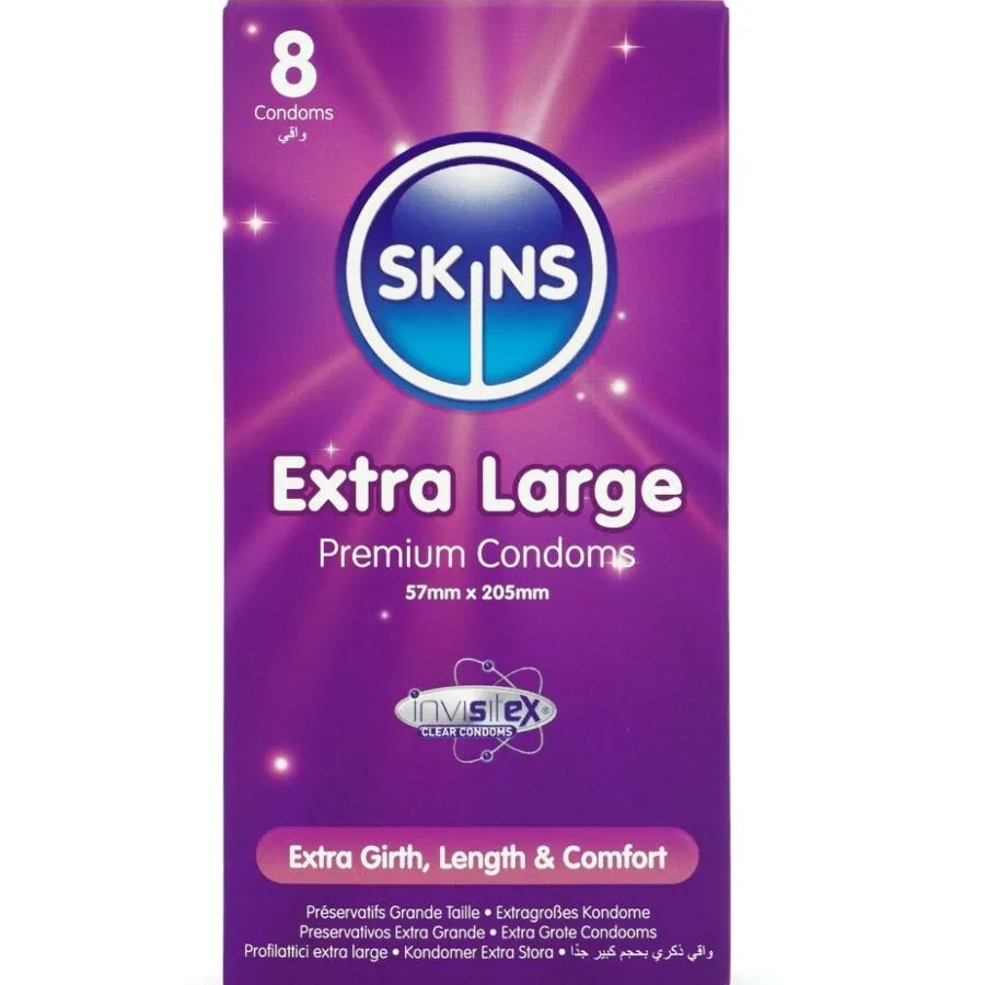 Extra grote premium condooms pak 8