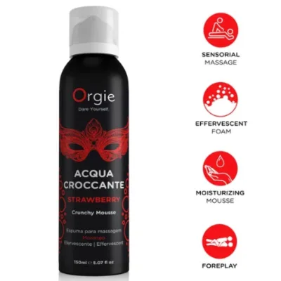 Acqua croccante mousse da massaggio croccante alla fragola 150 ml