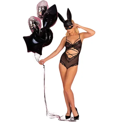 Livco corsetti fashion - kylssiam lc 90613 zwart body L/XL