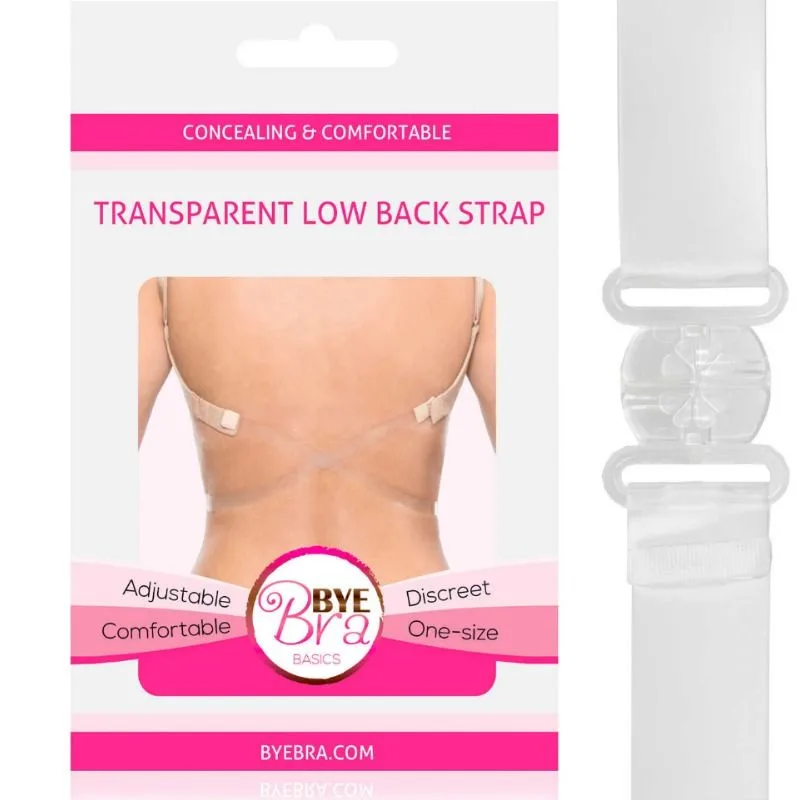 Bye-bra - réducteur de bretelles dos transparent