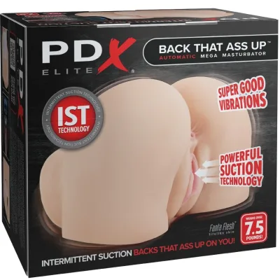 Back that ass up realistischer vibrierender vagina- und anus-masturbator