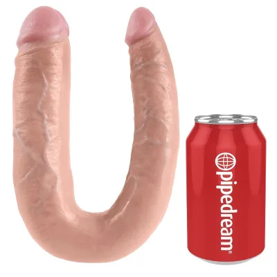 Doppelpenetrationsdildo 17.8 cm natürlich