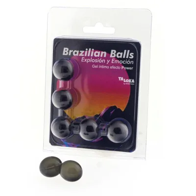 5 brazilian balls power effect exciting gel