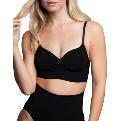 Bye-bra - medium control soutien-gorge sans points noir taille S