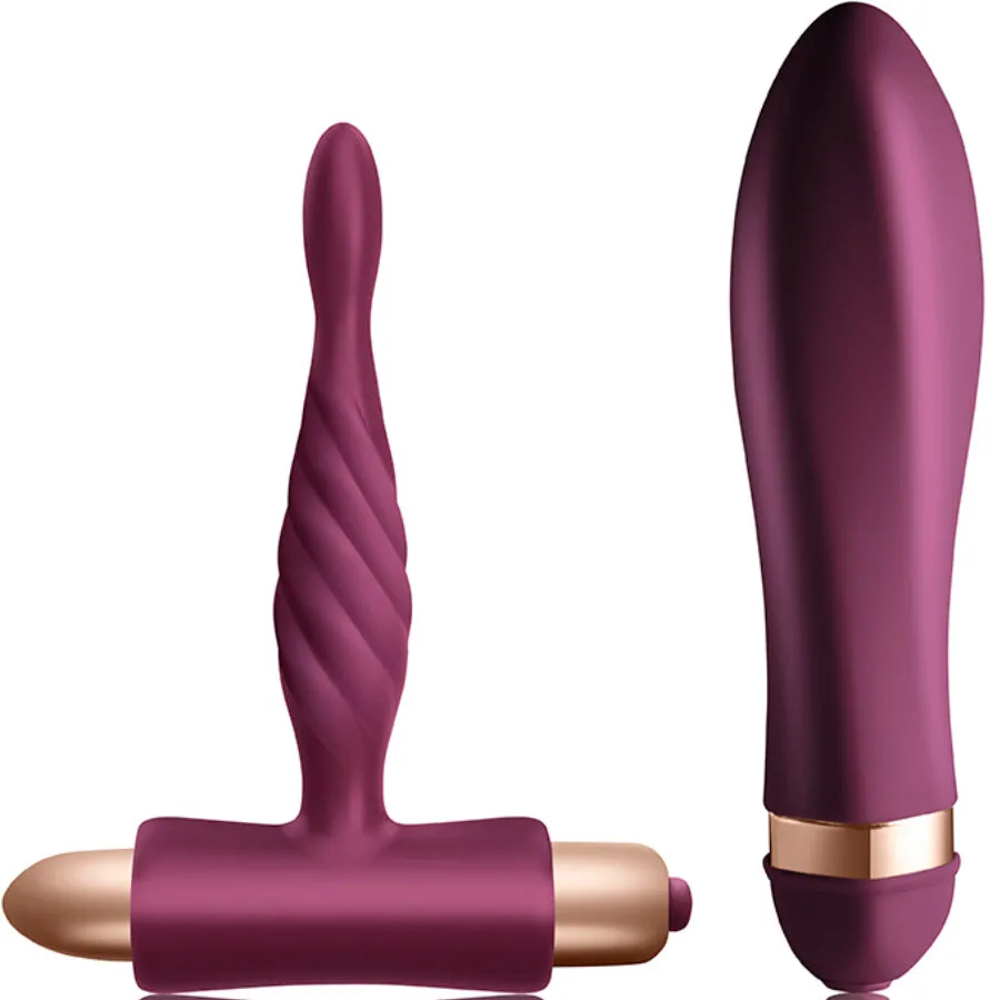 Dare kit vibrateur twisted + plug anal débutant
