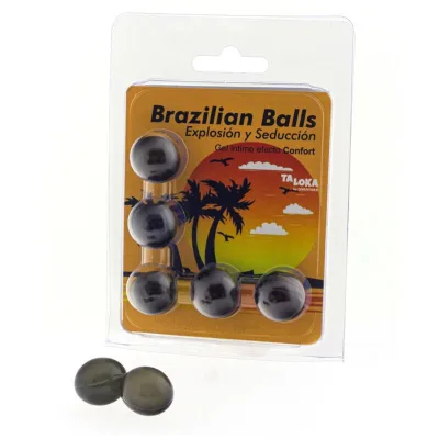 5 brazilian balls comfort effect exciting gel
