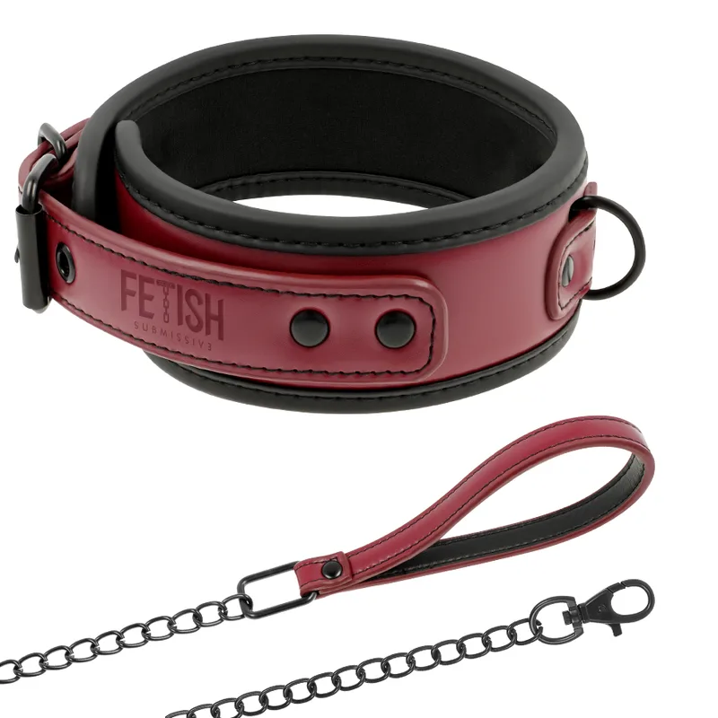 Collier chaîne doublure en néoprène