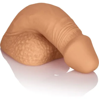 Emballage silicone pénis 12.75 cm caramel