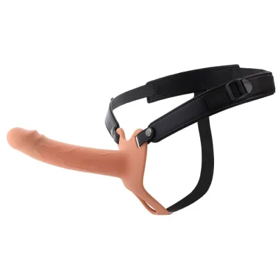 Inferno manchon pénis avec strap-on en silicone 18 cm
