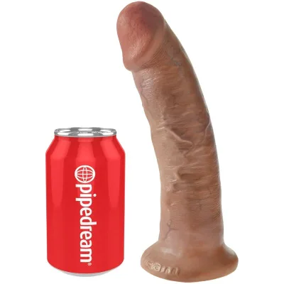 Realistischer penis 21.7 cm karamell