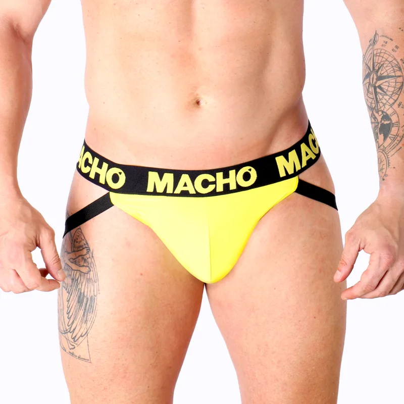 Macho - MX25A jock lycra jaune M