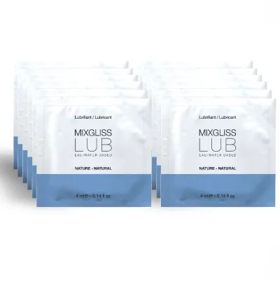 Natürliches schmiermittel auf wasserbasis 12 einzeldosis 4 ml