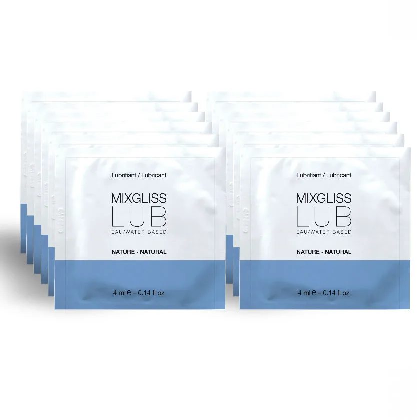Lubrifiant naturel base d'eau 12 unidose 4 ml