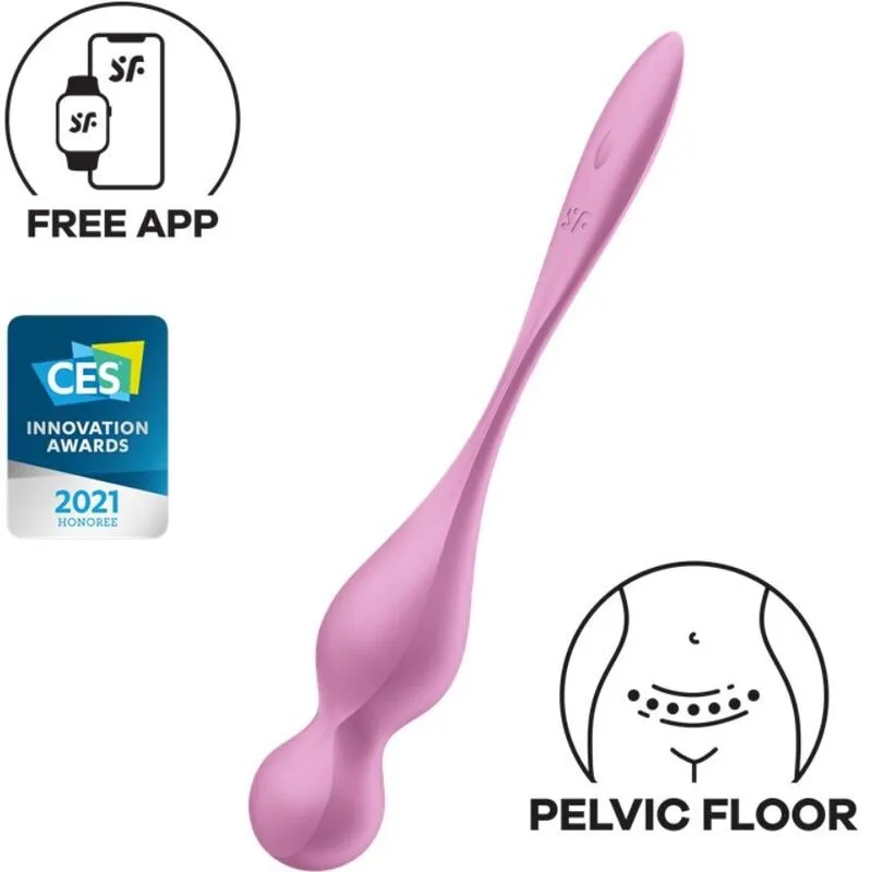 Satisfyer - balles vibrantes de kegel love birds rose