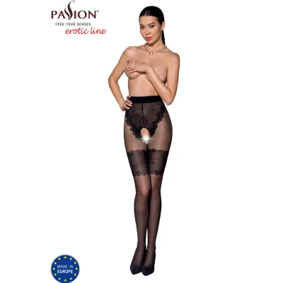 Passion - tiopen 013 black tights 3/4 20/40 den