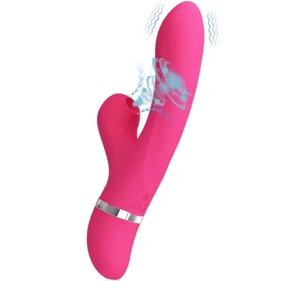 Pretty love - vibrateur et aspiration willow rabbit