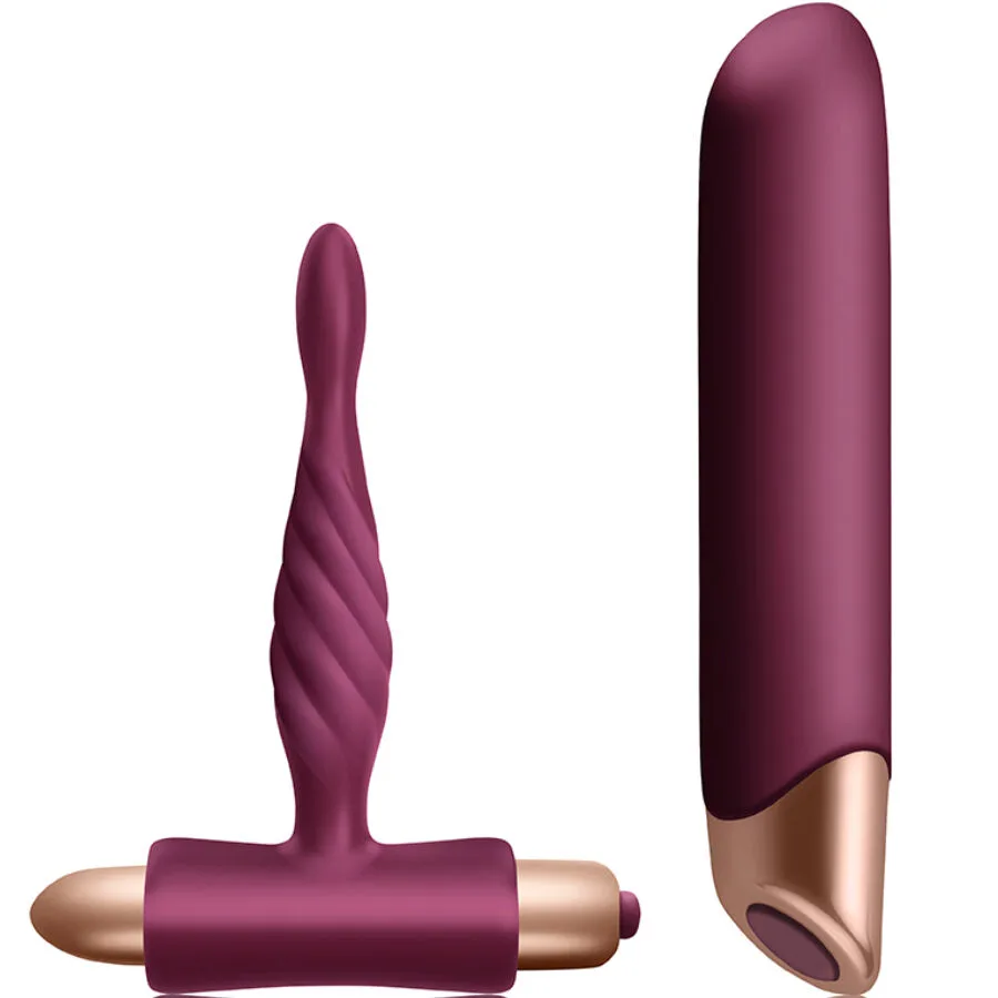 Kit rapture vibrateur classique + plug anal débutant