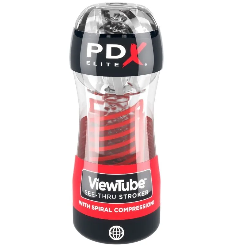 Stroker viewtube 2 spirale compression transparent