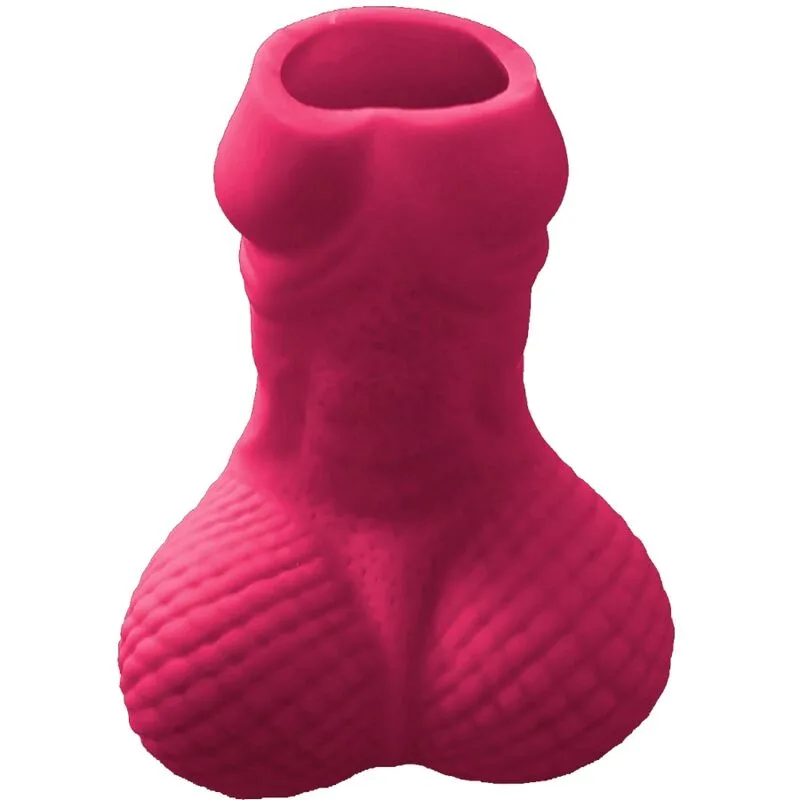 Verre shot pénis fuchsia