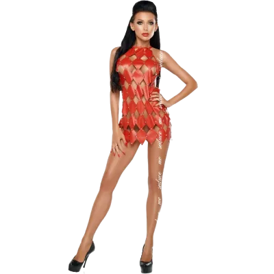 Me-seduce - gwen dress bare back red S/M