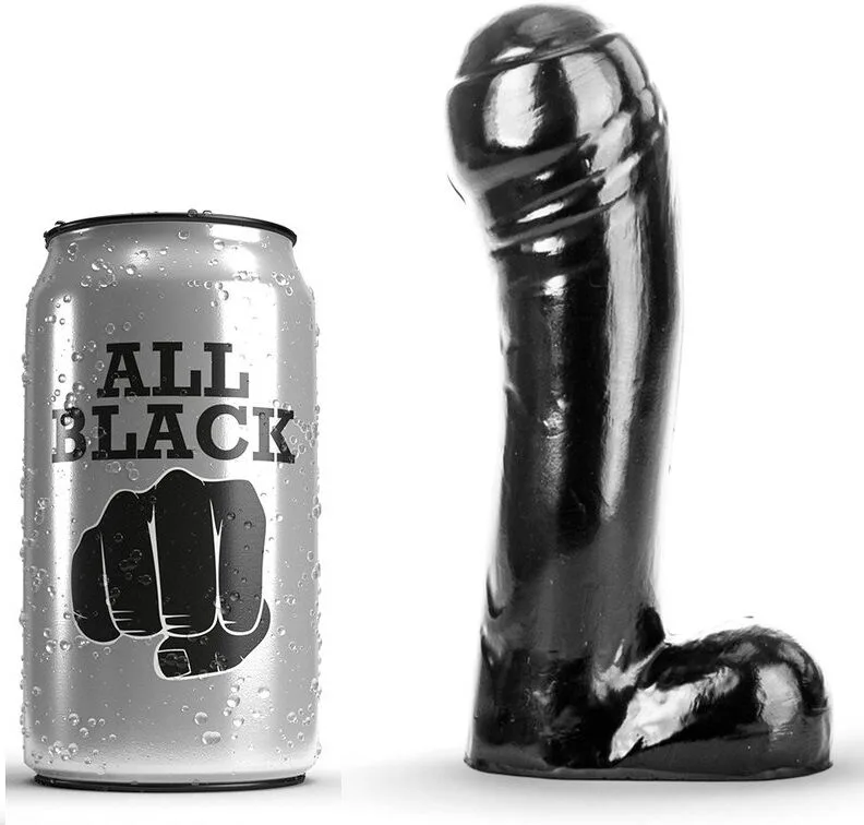 Gode noir 15 cm