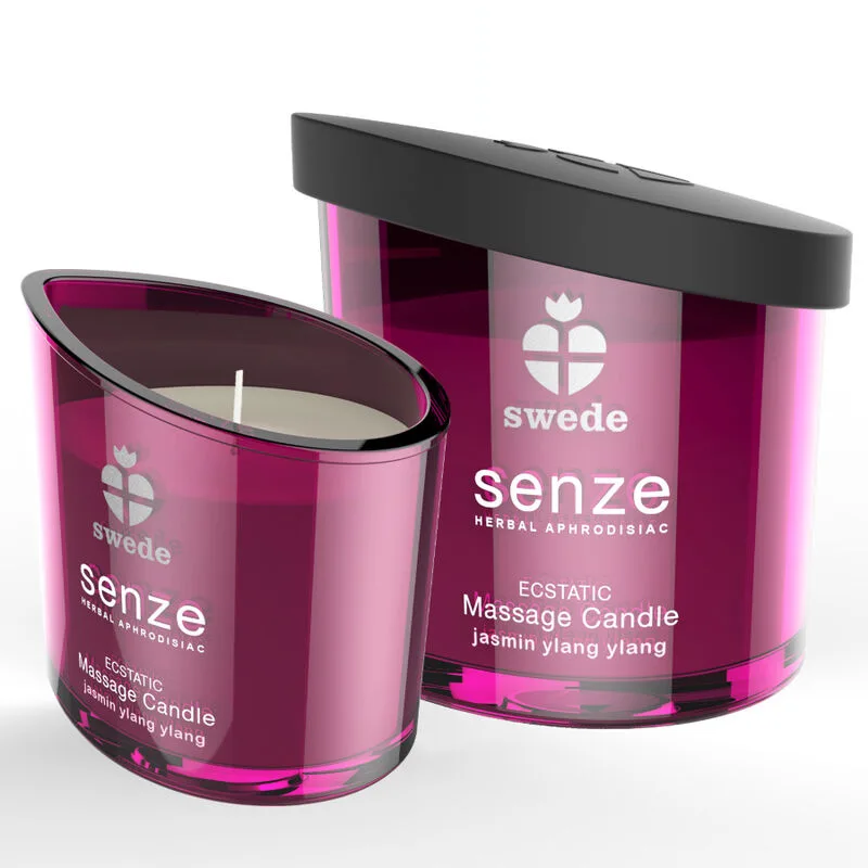 Bougie de massage exstatique senze - jasmin, ylang ylang
