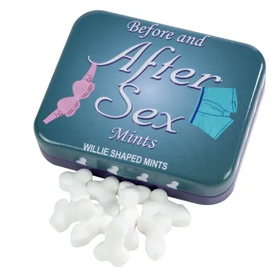 Spencer & fleetwood - penisvormige mint snoepjes voor voor en na de seks