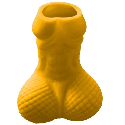 Yellow penis shot glass
