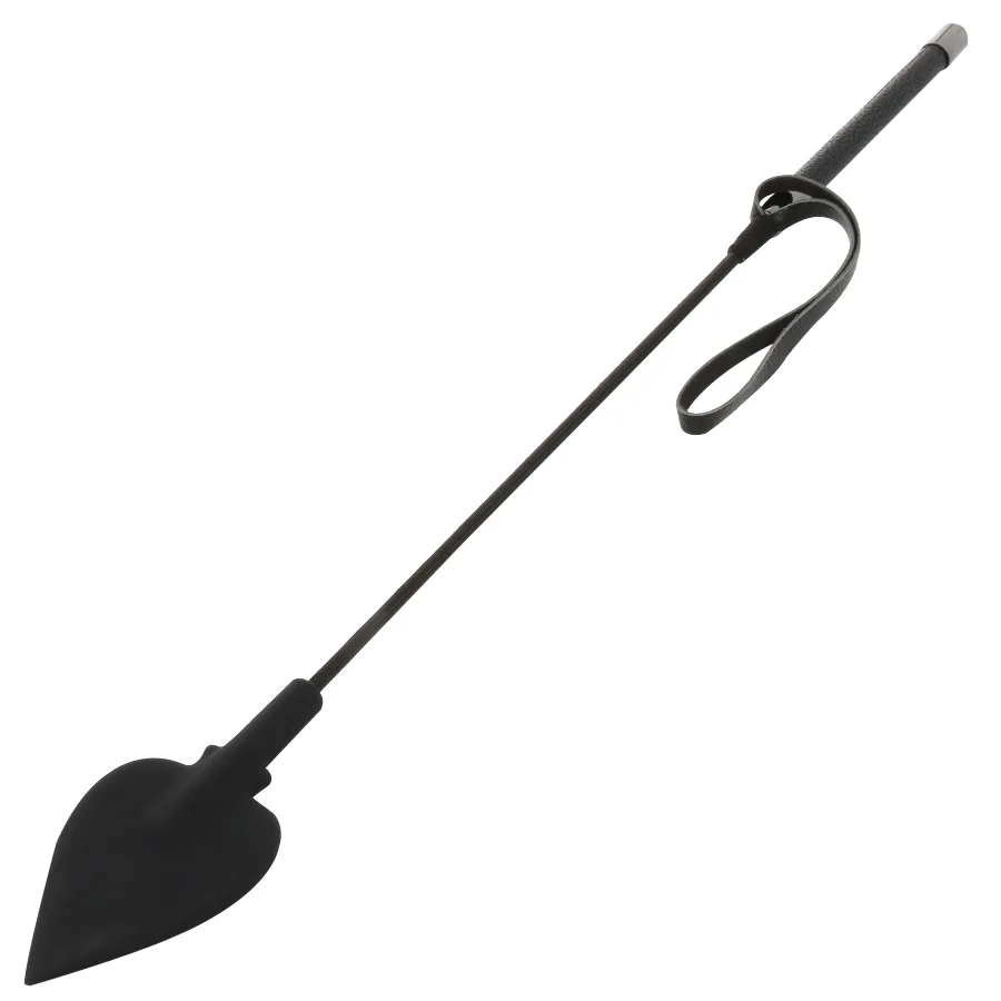 Darkness - fouet en silicone noir 60CM