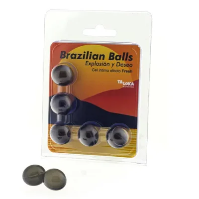 5 brazilian balls fresh effect exciting gel