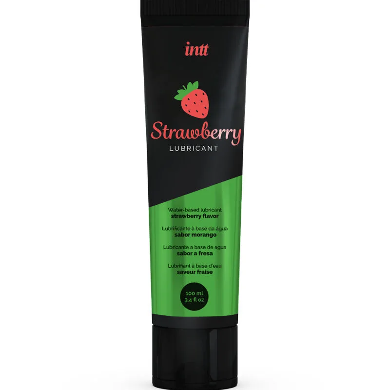 Lubrifiant intime a base d'eau saveur fraise