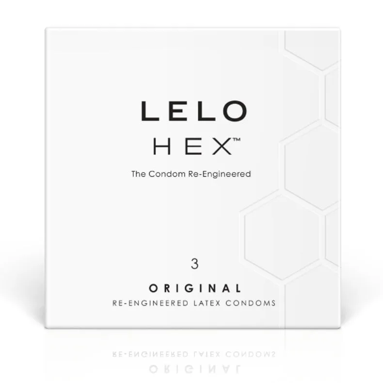 Scatola per preservativi hex 3 unit