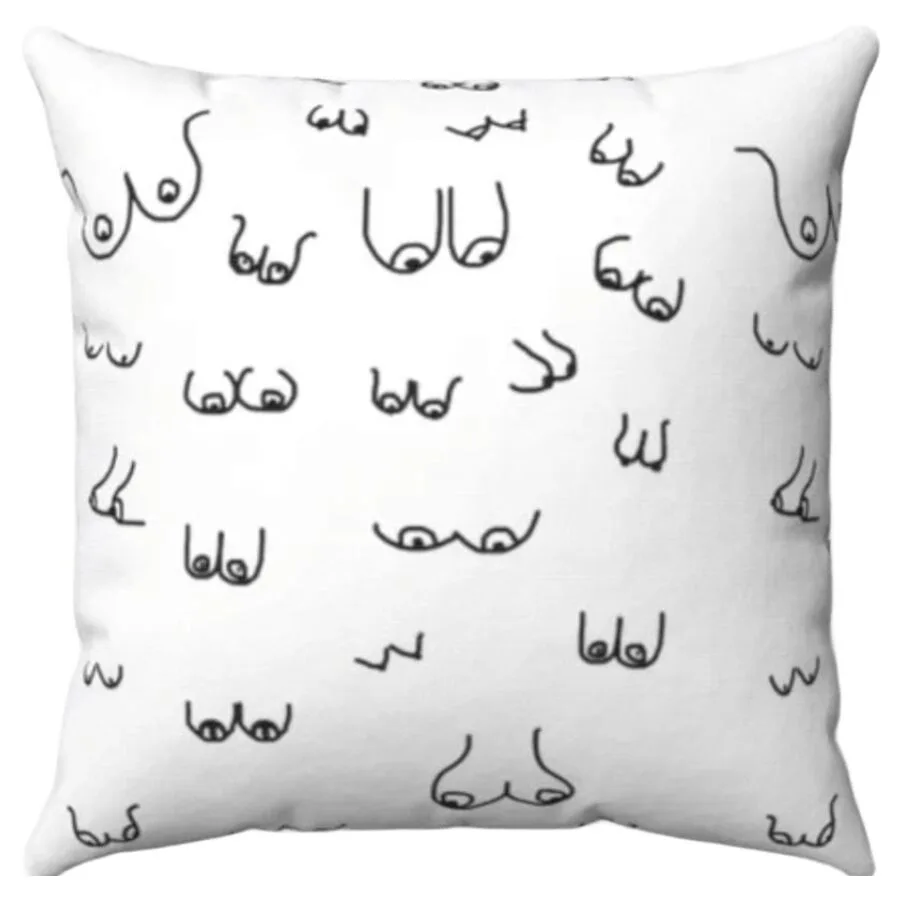 Coussin de seins 30 x 30 blanc