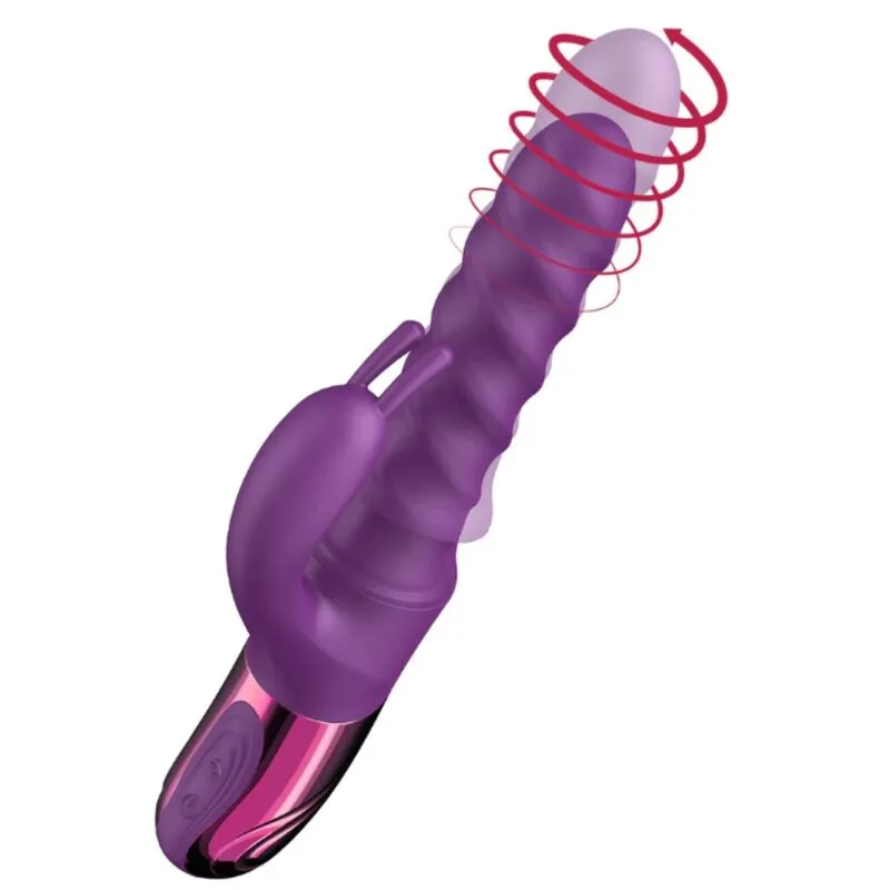 Vibrateur tourbillon lapin violette