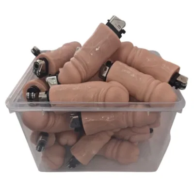 Jar of 30 meat penis lighters