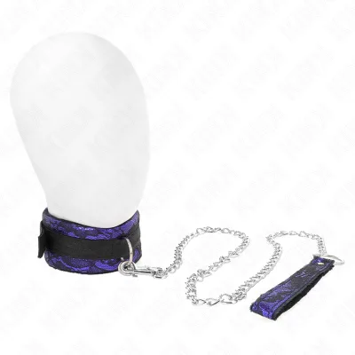 Kink - short velvet lace necklace with belt 105 cm with nylon trim 44 x 5.5 cm