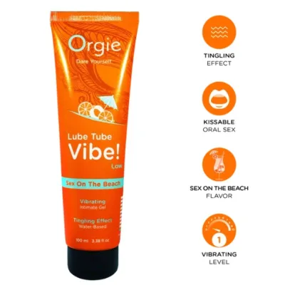 Lube tube vibe! sex on the beach gel intime à peine légèrement frottant 100 ml