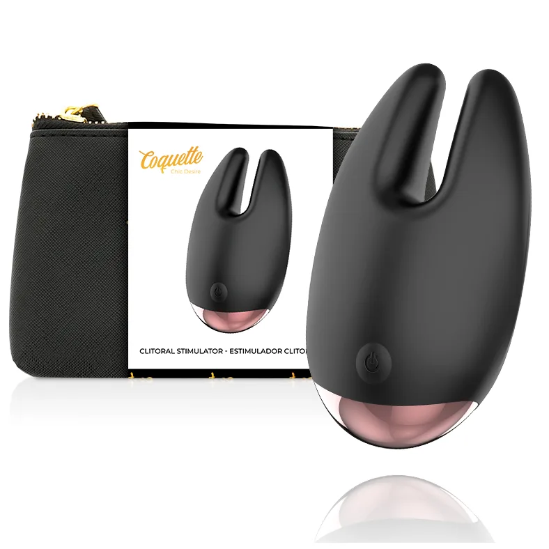 Coquette chic desire - stimulateur clitorial noir / or