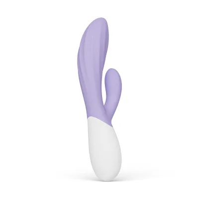 Ina twist doppio vibratore a coniglio per il punto g e il clitoride lavanda