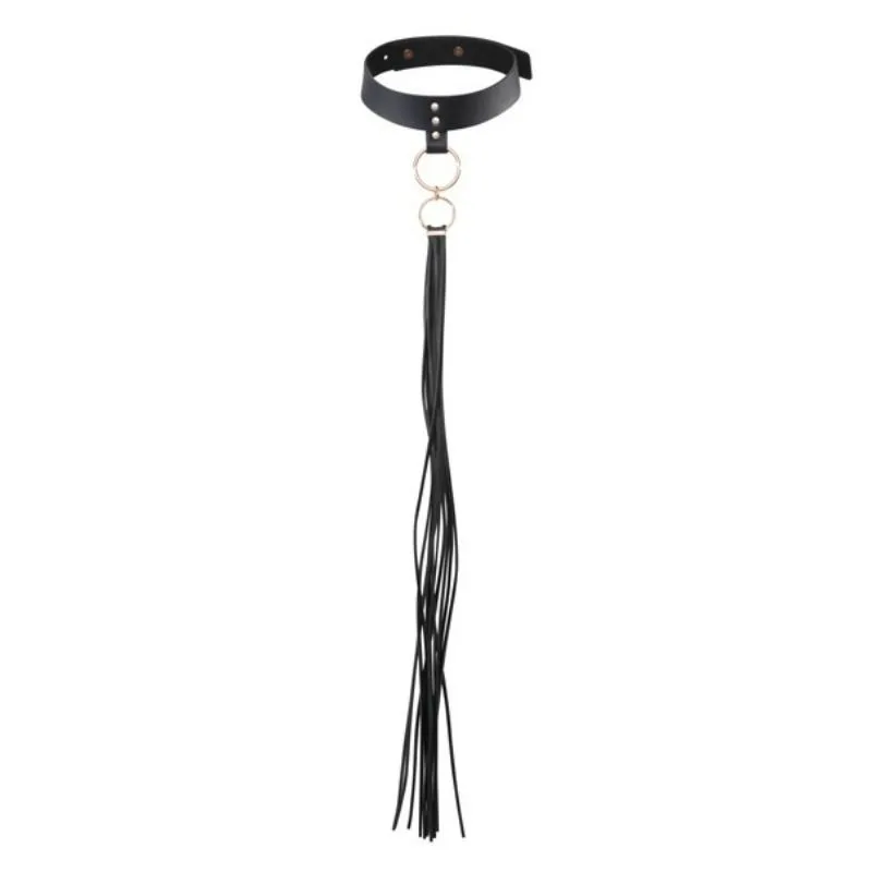 Bijoux indiscrets - maze choker pampl noir