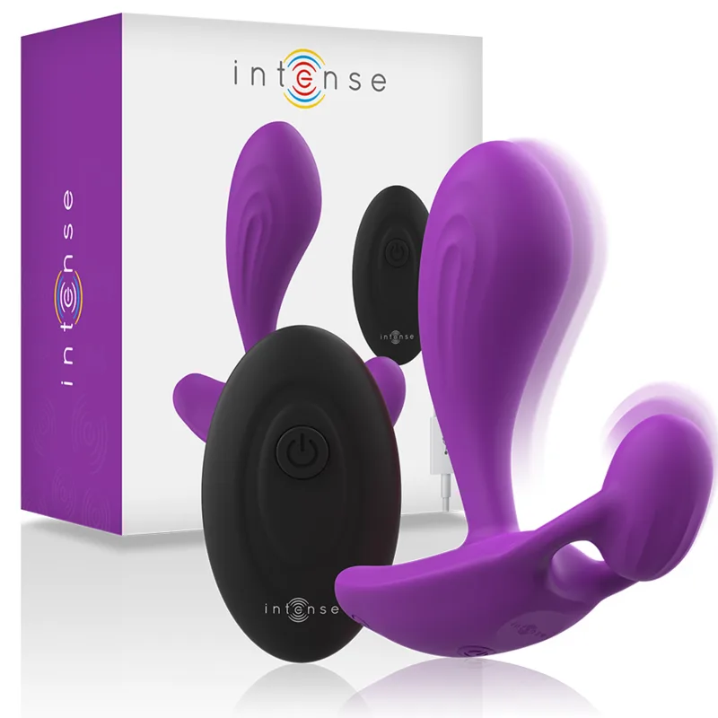 Intense - télécommande anal shelly plug violet