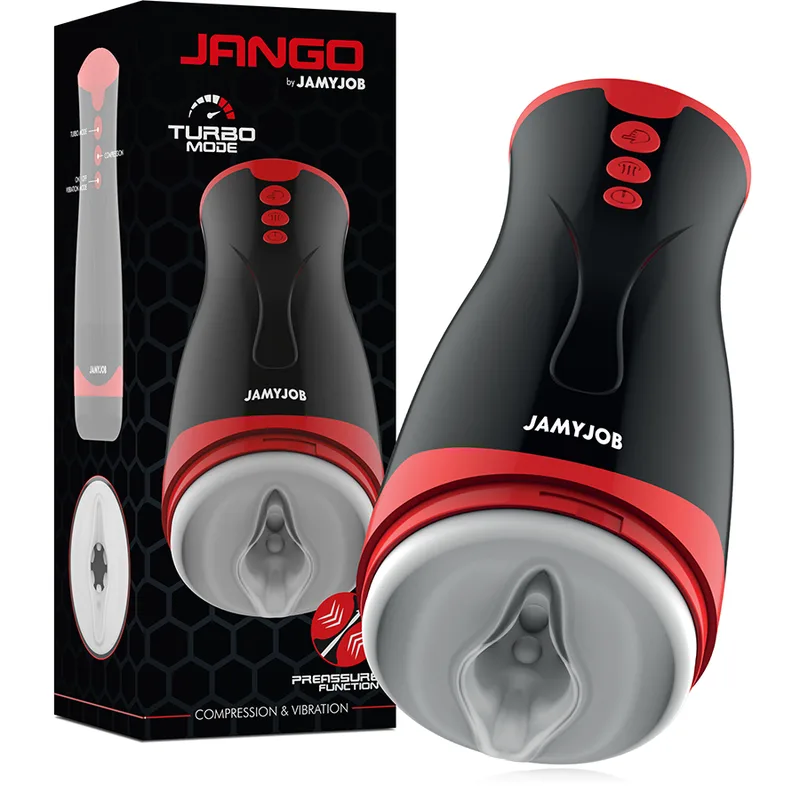 Masturbateur compression et vibration jango